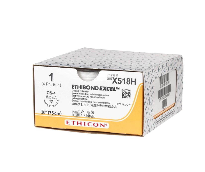 SUTURES ETHIBOND EXCEL PE6684H FS-1 36pc